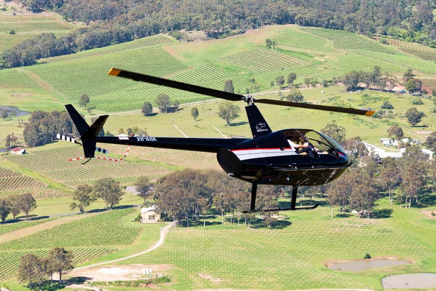 15 Minute Helicopter Scenic Flight Hunter Valley - What you see over Pokolbin