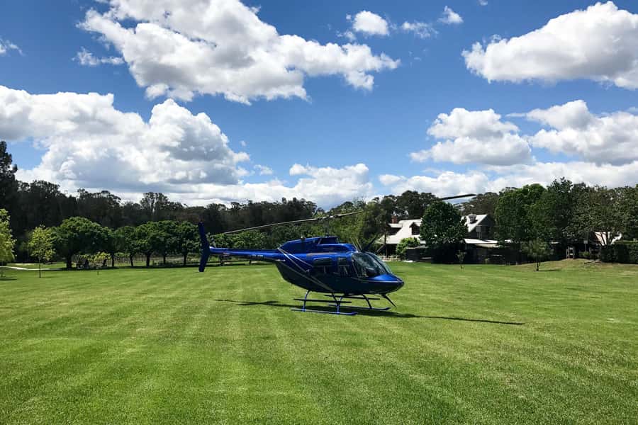 15 Minute Helicopter Scenic Flight Hunter Valley - The private group setup