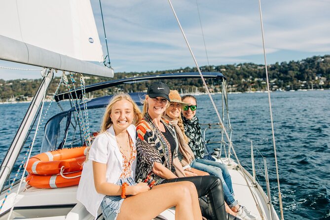 2 1/2 Hr Private Skippered Yacht Charter and Platter on Pittwater - Portuguese Beach: the easiest swim stop