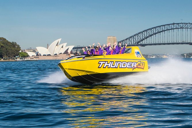 30-Minute Sydney Harbour Jet Boat Ride on Thunder Twist - Luna Park and the stunt section