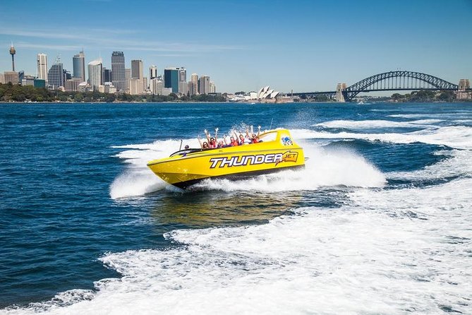 30-Minute Sydney Harbour Jet Boat Ride on Thunder Twist - Circular Quay to open harbour water