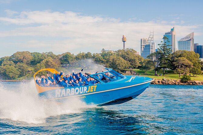 45-Minute Sydney Harbour Adventure Jet Boat Ride - Spins, fishtails, and power-brake stops