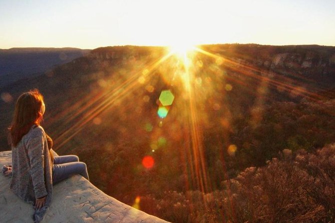 Blue Mountains Sunset Tour | See Kangaroos & Koalas (Private Tour) - The Three Sisters at sunset