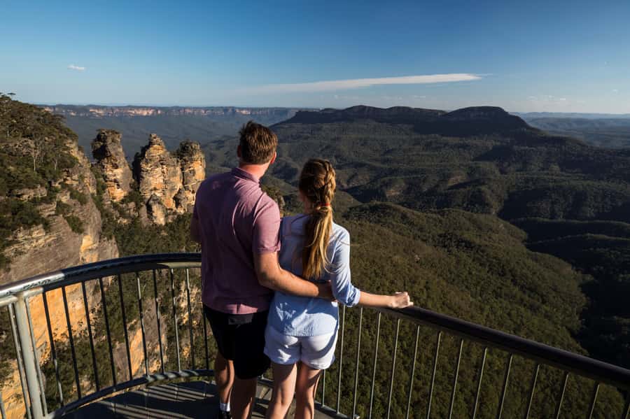 Blue Mountains Sunset Waterfalls Wildlife Tour From Sydney - Wentworth Falls is the day’s real workout