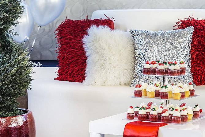 Christmas Day Cruise on Sydney Harbour - The buffet: seafood, roast meats, and Christmas pudding
