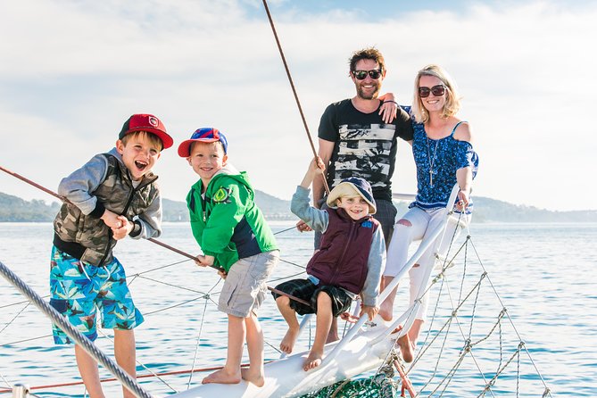 Dolphin Watch + Sailing - Port Stephens - Karen and Frank add useful local color