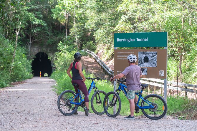 E-Bike Hire: Northern Rivers Rail Trail, Trail Side Hire - Riding the 48-kilometre route to Crabbes Creek
