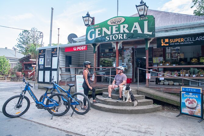 E-Bike Hire: Northern Rivers Rail Trail, Trail Side Hire - Coffee, gelato, animals, and local shops