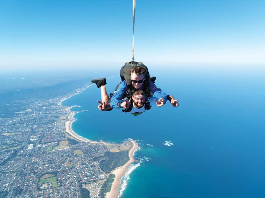 From Sydney: Tandem Skydive Experience over Beach - Freefall, parachute time, and the beach landing
