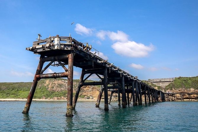 Hunter Coastal Adventure Tour by Boat from Newcastle - Sea caves at the waterline