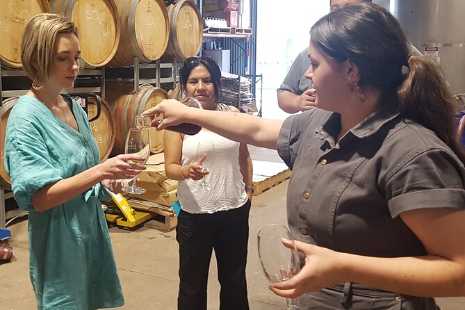 Hunter Valley Wine Tour + Lunch, Gin, Cheese, Choc from Newcastle - A production visit beyond the tasting counter