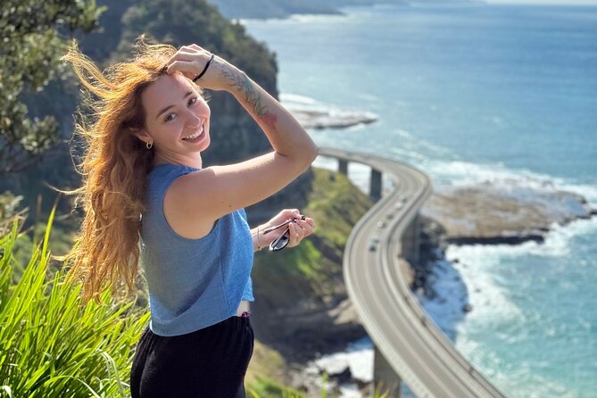 Jervis Bay Highlights Tour – Small Group Experience Scenic Coast - Sea Cliff Bridge, with a viewpoint above the road
