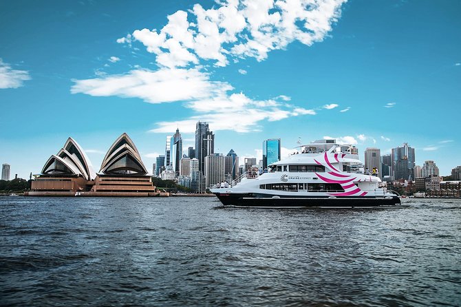 Journey Beyond All-Inclusive Sydney Harbour Dinner Cruise - The first harbour views: Bridge, Opera House, and skyline