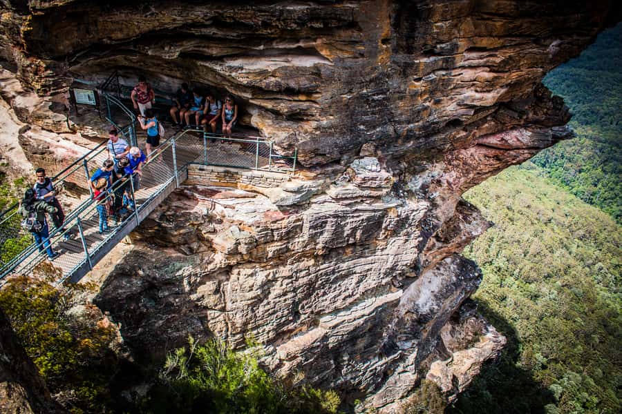 Katoomba: Blue Mountains Full-Day Hop-On Hop-Off Bus Tour - Narrow Neck and Cahill’s Lookout