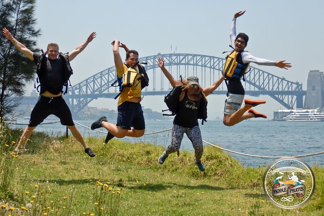 Kayak to Goat Island in Sydney Harbour with Local - Photo time with the Harbour Bridge behind you