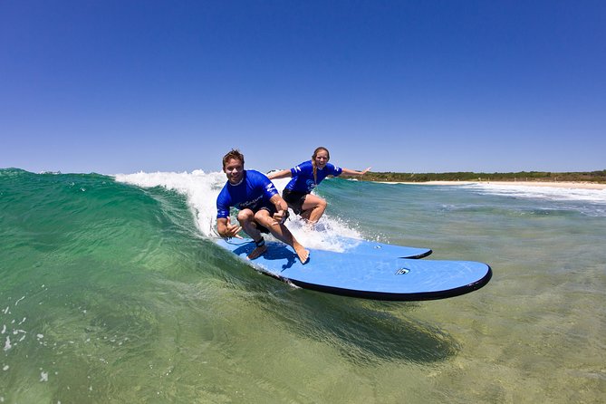 Learn to Surf at Sydney's Maroubra Beach - Getting comfortable with the soft board