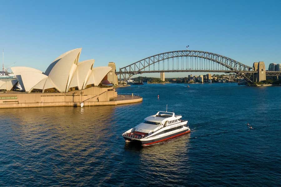 Luxury Catamaran Lunch Cruise with Deluxe Buffet - The Harbour Bridge and Opera House in one sweep