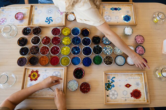 Mosaic Art Classes Sydney: Turkish Lamp Workshop - Building a Turkish mosaic in Darlinghurst