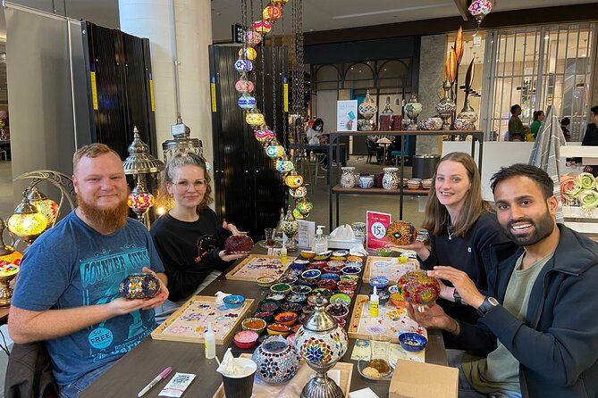 Mosaic Art Classes Sydney: Turkish Lamp Workshop - How much help can you expect?