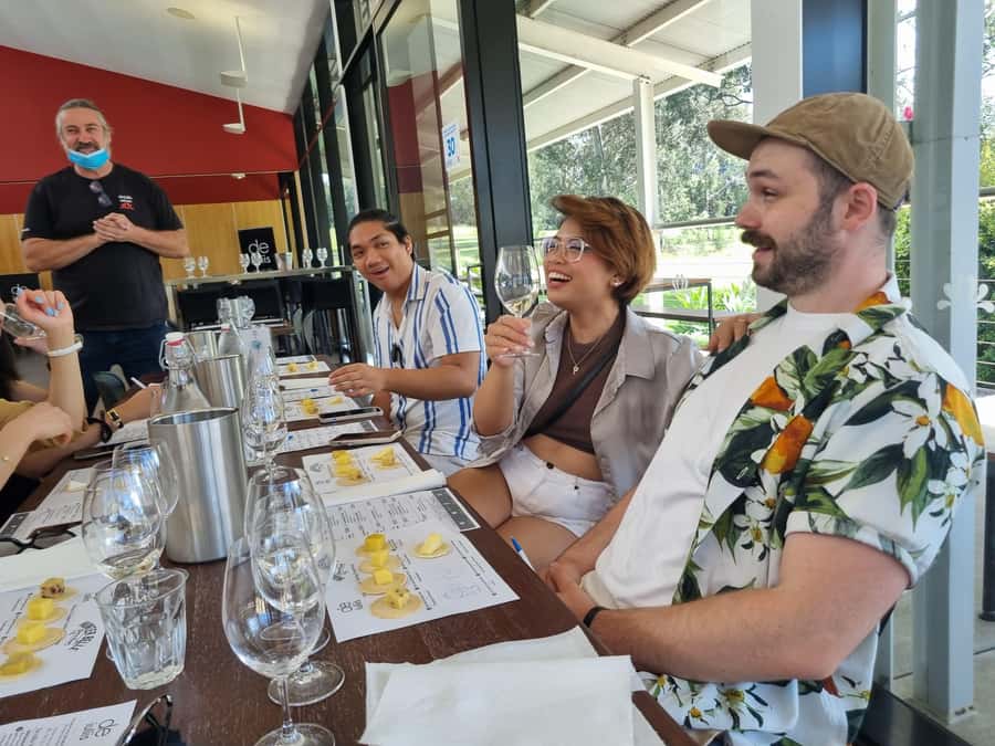 Newcastle: Hunter Valley Wine, Gin, Cheese & Chocolate Tour - The first winery sets the pace