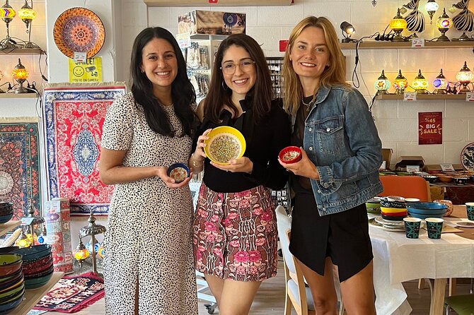 Paint and Sip Classes Sydney: Ceramic Plates & Bowls - BYO wine changes the evening