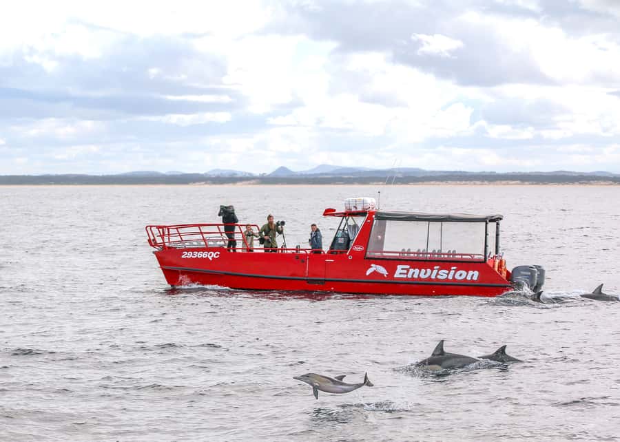 Port Stephens: 1hr Dolphin Watch Express - Setting out from Dock C in Nelson Bay