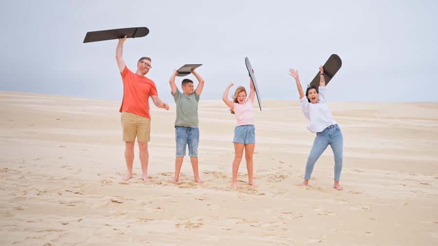 Port Stephens: Dolphin Cruise, Lunch, Koalas & Sandboarding - At a glance