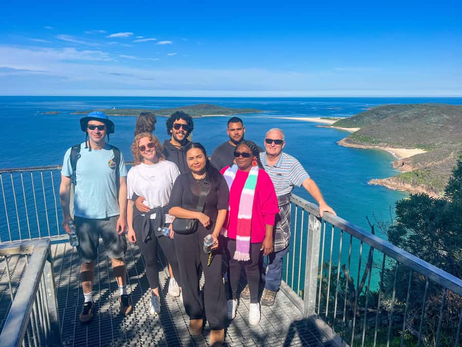 Port Stephens, from Newcastle: Whales, hike & sand dunes! - Pickup from Newcastle and the drive north