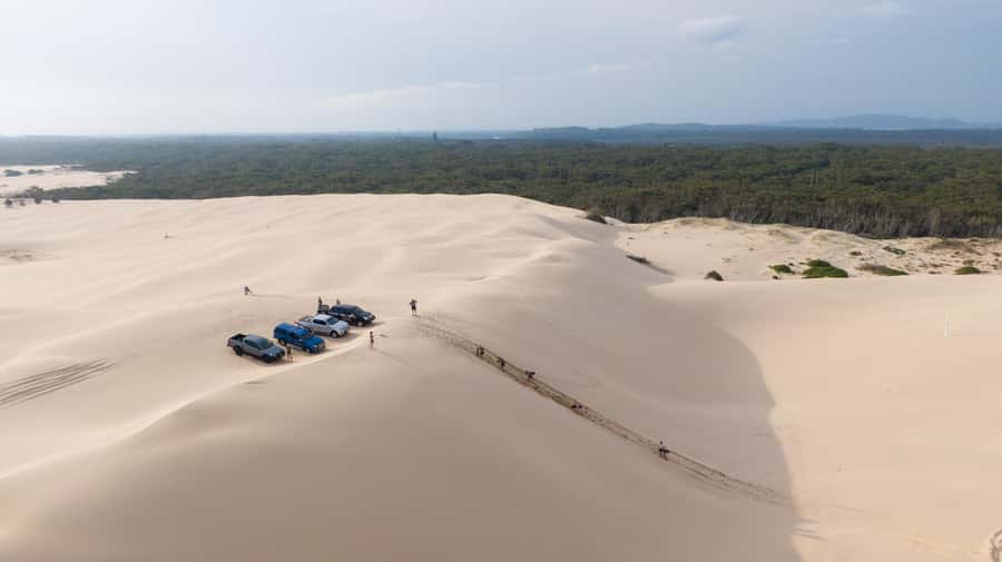 Port Stephens: Stockton Sand Dunes 4WD Tag-Along Tour - Entering the Worimi Conservation Lands