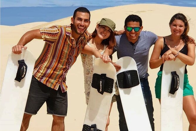 Port Stephens Unlimited Sandboarding and Sand Surfing - Learning the first sandboarding run
