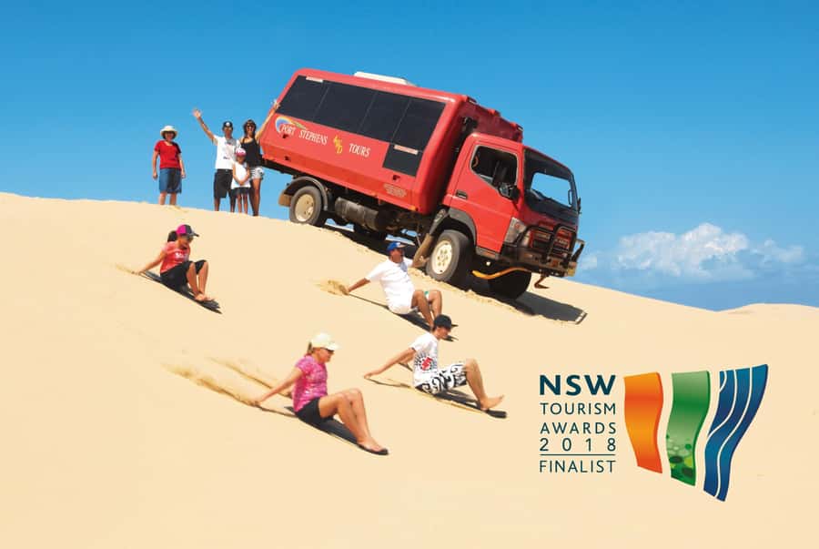 Port Stephens: Worimi National Park Sandboarding Adventure - The 4WD ride into Worimi National Park