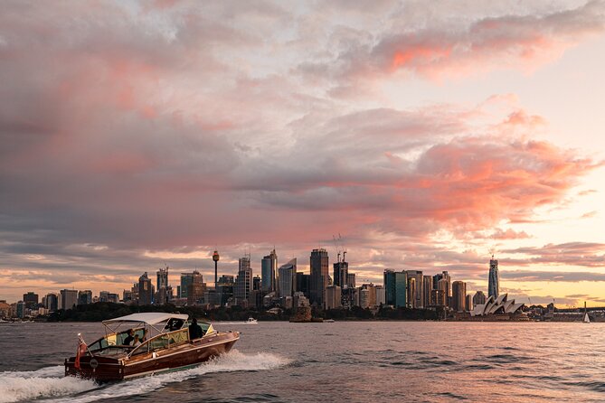 Private Sunset Cruise on Sydney Harbour for up to Six Guests - Barangaroo Reserve and the changing city skyline