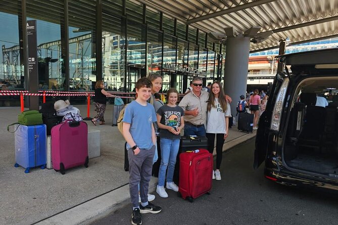 Private Sydney Airport-Sydney CBD, Sydney City, Cruise Terminal - The value of $116.19 for up to eight people