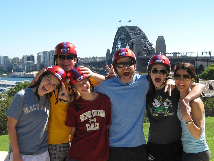 Scenic Sydney Harbour Bridge Bicycle Ride - From The Rocks to the bridge deck