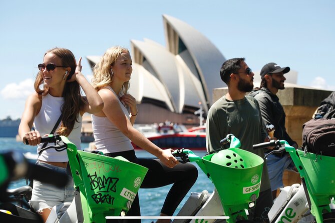 Self Guided Electric Bike Tour of Sydney - Botanic Garden views and Mrs Macquarie’s Chair
