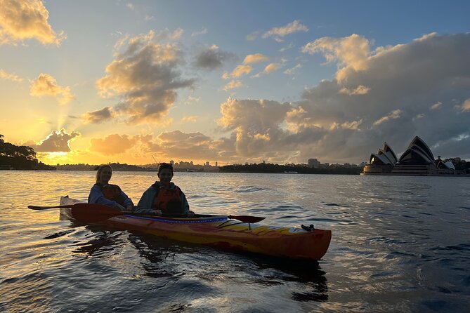 Sunrise Paddle Session on Syndey Harbour (single kayak) - The breakfast finish at The Flying Bear