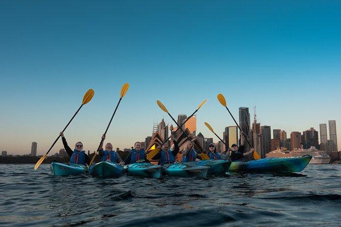 Sunset Harbour Bridge Kayak Escape - Passing Luna Park Sydney as the Light Fades