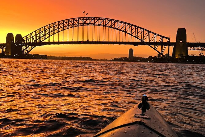 Sunset Paddle Session on Sydney Harbour (single kayak) - Key points to know before booking