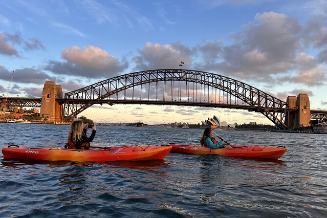 Sunset Paddle Session on Sydney Harbour (single kayak) - Learning to handle the single kayak