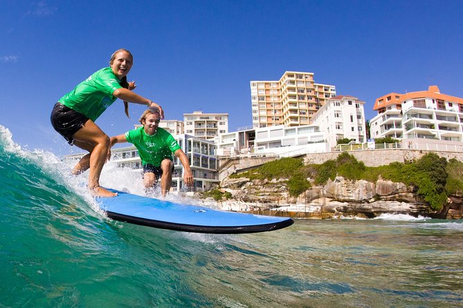 Surfing Lessons on Sydney's Bondi Beach - From Ramsgate Avenue to the sand