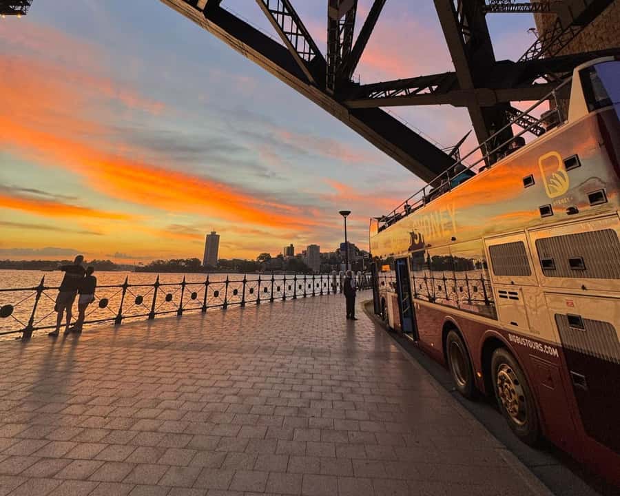 Sydney: Big Bus Panoramic Night Tour by Open-Top Bus - Passing St Mary’s Cathedral and the ANZAC War Memorial