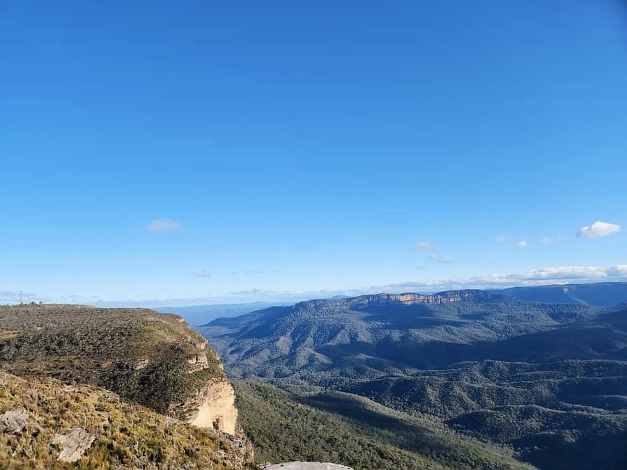 Sydney Blue Mountains, Scenic World, Featherdale (Private) - Lincoln’s Rock and the wide-open view