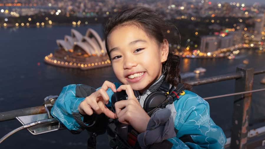 Sydney: BridgeClimb Sydney Harbour Summit Night - The gradual route to the summit