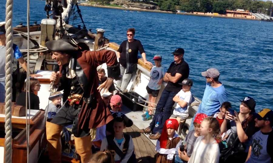 Sydney Harbor: Theatrical Pirates Cruise - Weather can change the character of the trip