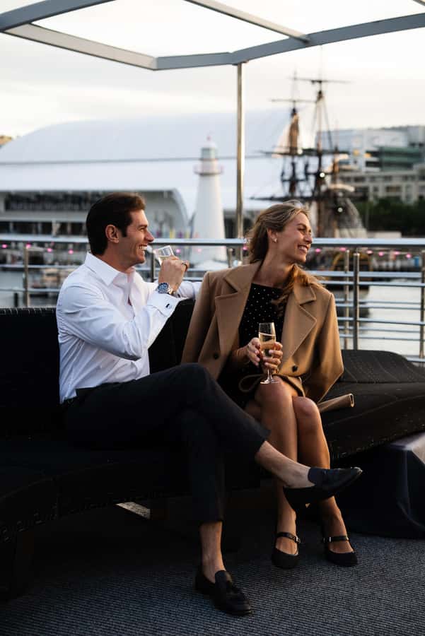 Sydney Harbour Lunch Cruise: 360° Glass Boat Views & Buffet - Returning through Darling Harbour
