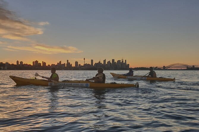 Sydney Harbour Sunset Dinner Paddle - Starting at Rose Bay at 4:00 pm