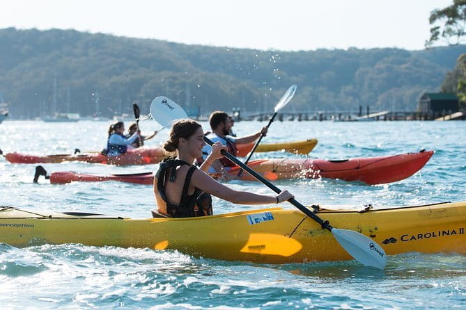 Sydney Harbour Sunset Dinner Paddle - Shark Island and the picnic dinner