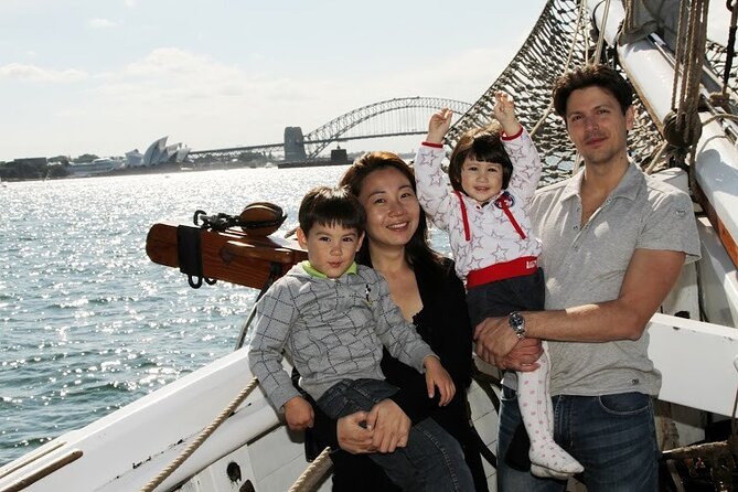 Sydney Harbour Tall Ship Afternoon Discovery Cruise - Taronga Zoo and Luna Park from the deck