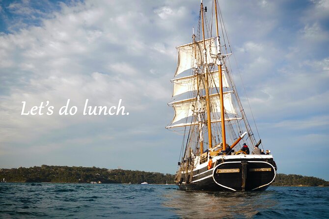 Sydney Harbour: Tall Ship Lunch Cruise - The sailing action: raising canvas by hand