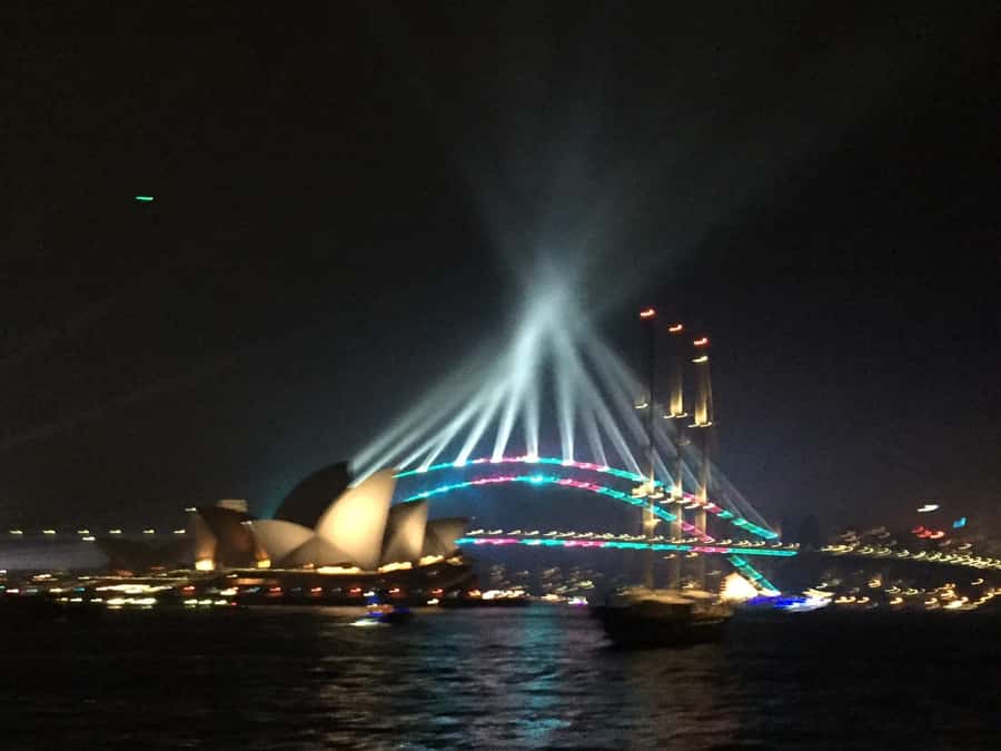 Sydney Harbour: Tall Ship Vivid Dinner Cruise - Key points to know before booking